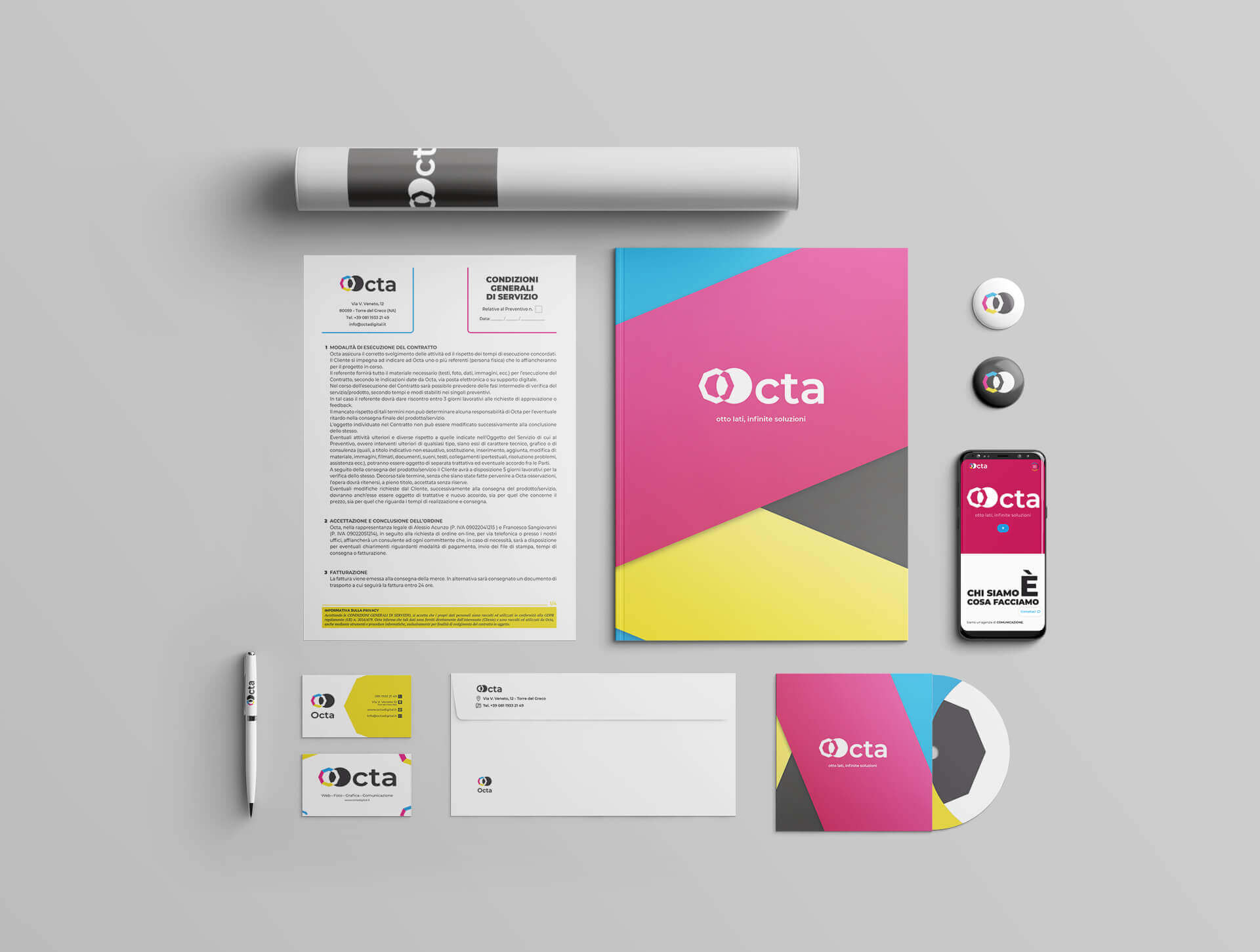 octa-portfolio-grafica-01---Octa---Stationery-Branding-Coordinato-Mockup-